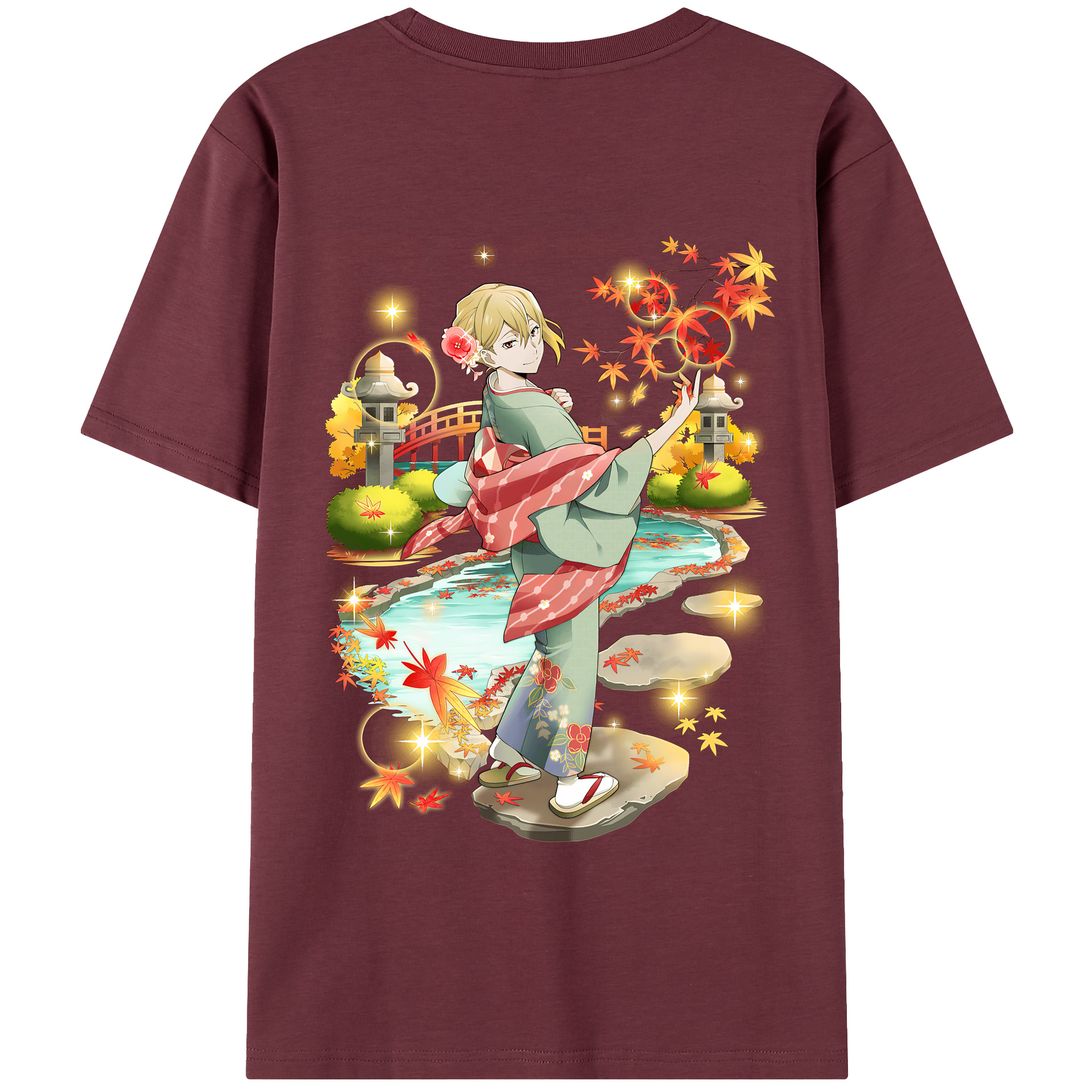 （画像用） 文豪ストレイドッグス Bungo Stray Dogs 綿100％半袖Tシャツ（背面プリント）